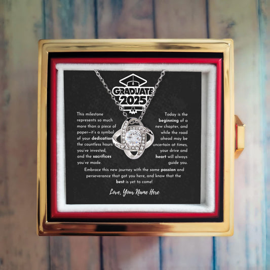 Graduation Gift 2025 - Rotating Rose Box