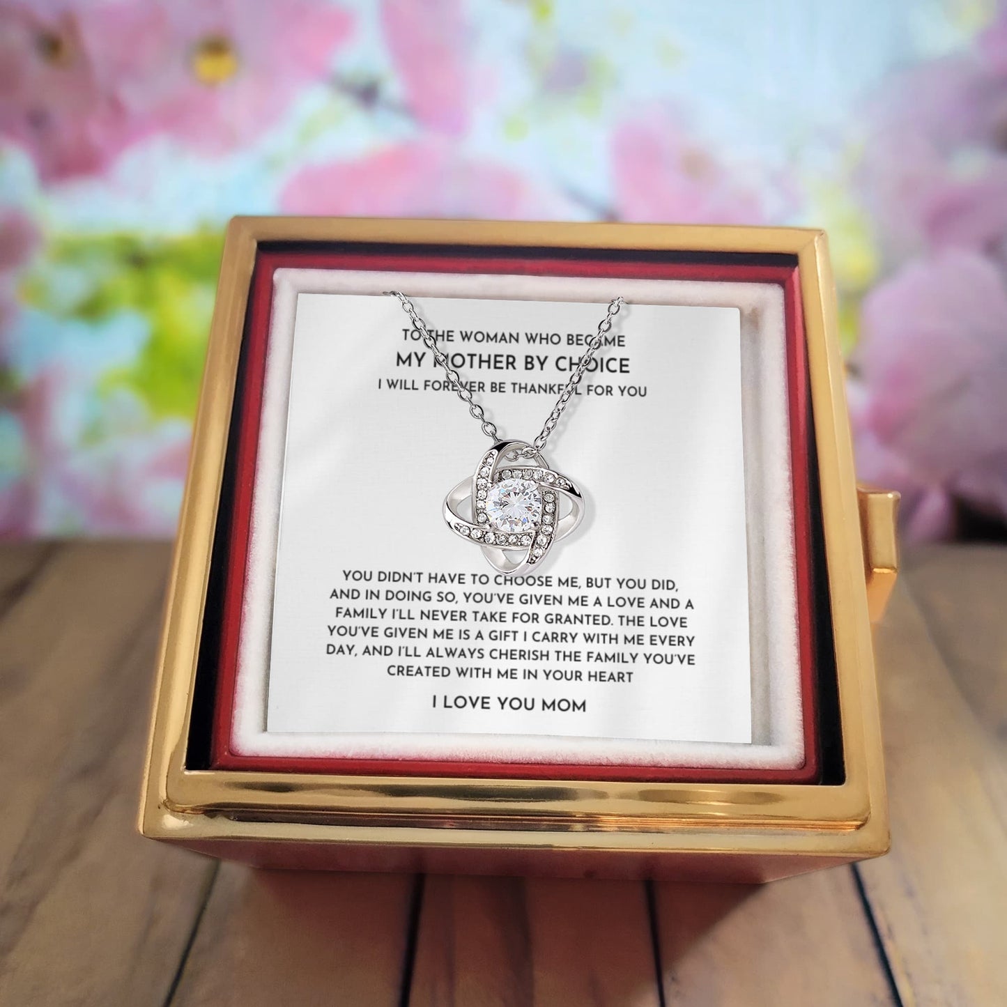 My Mother By Choice - Love Knot Necklace
